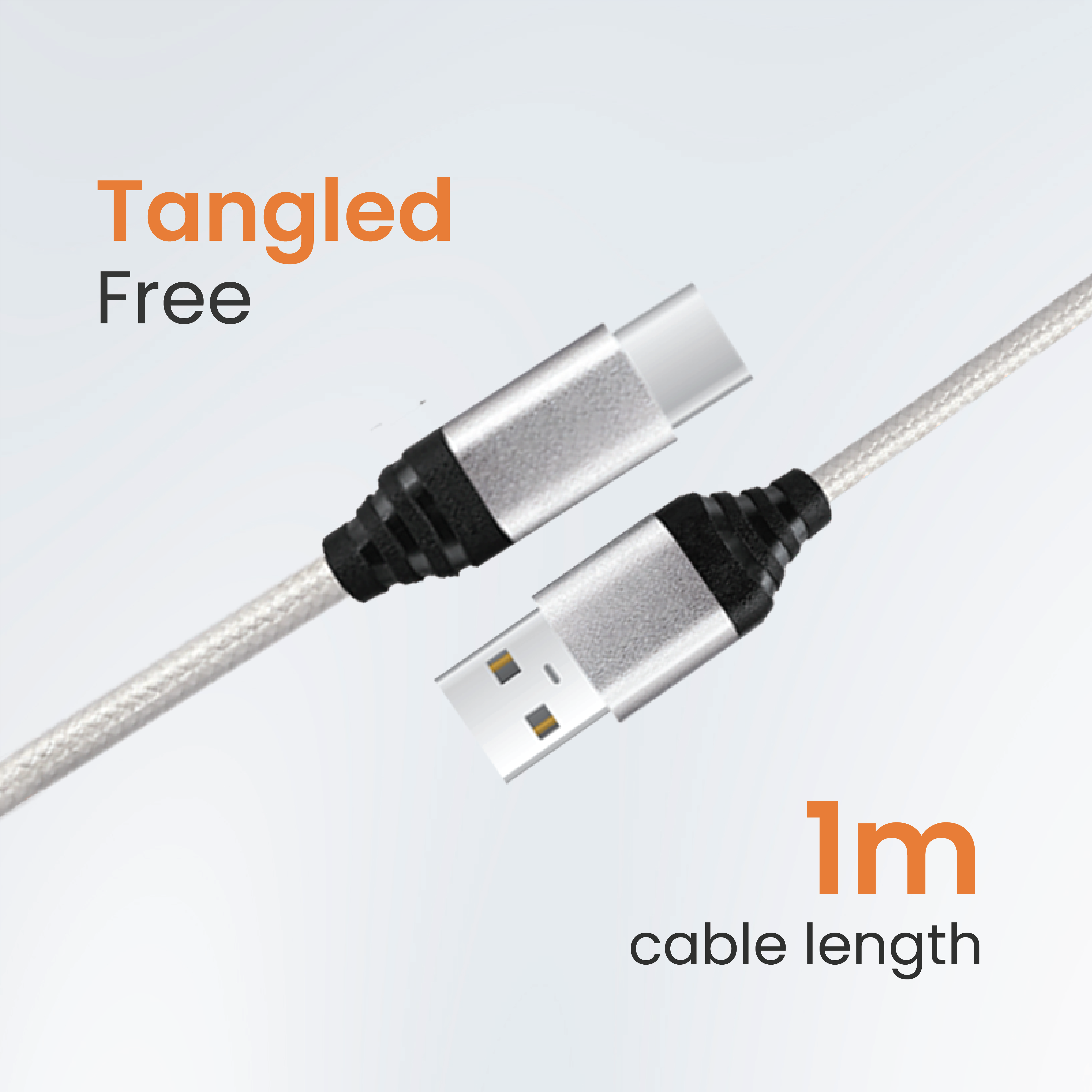 JC SSPEEDY GO 65W Braided USB → Type-C Cable
